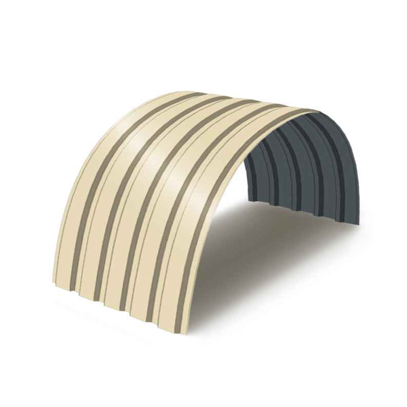 Арочный профнастил оцинкованный